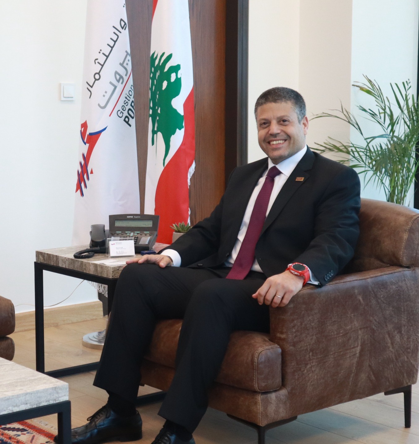 سفير أرمينيا يزور مرفأ بيروت ويبحث تشجيع الاستثمار وتبادل الفرص